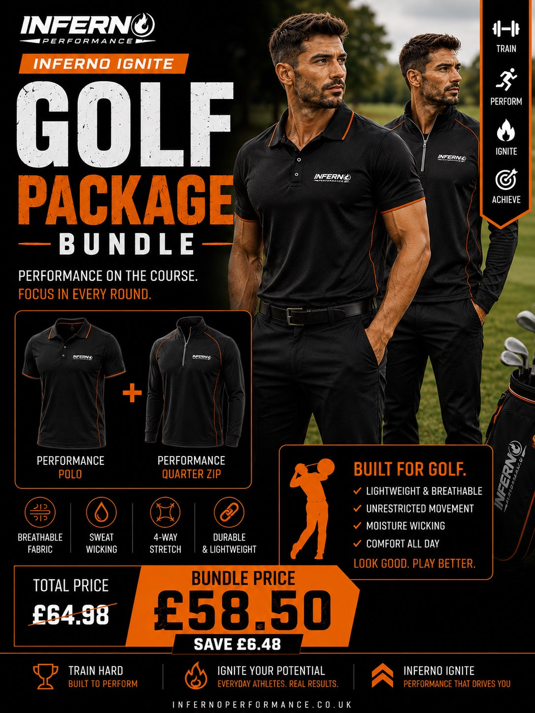 The Inferno Ignite Golf Package