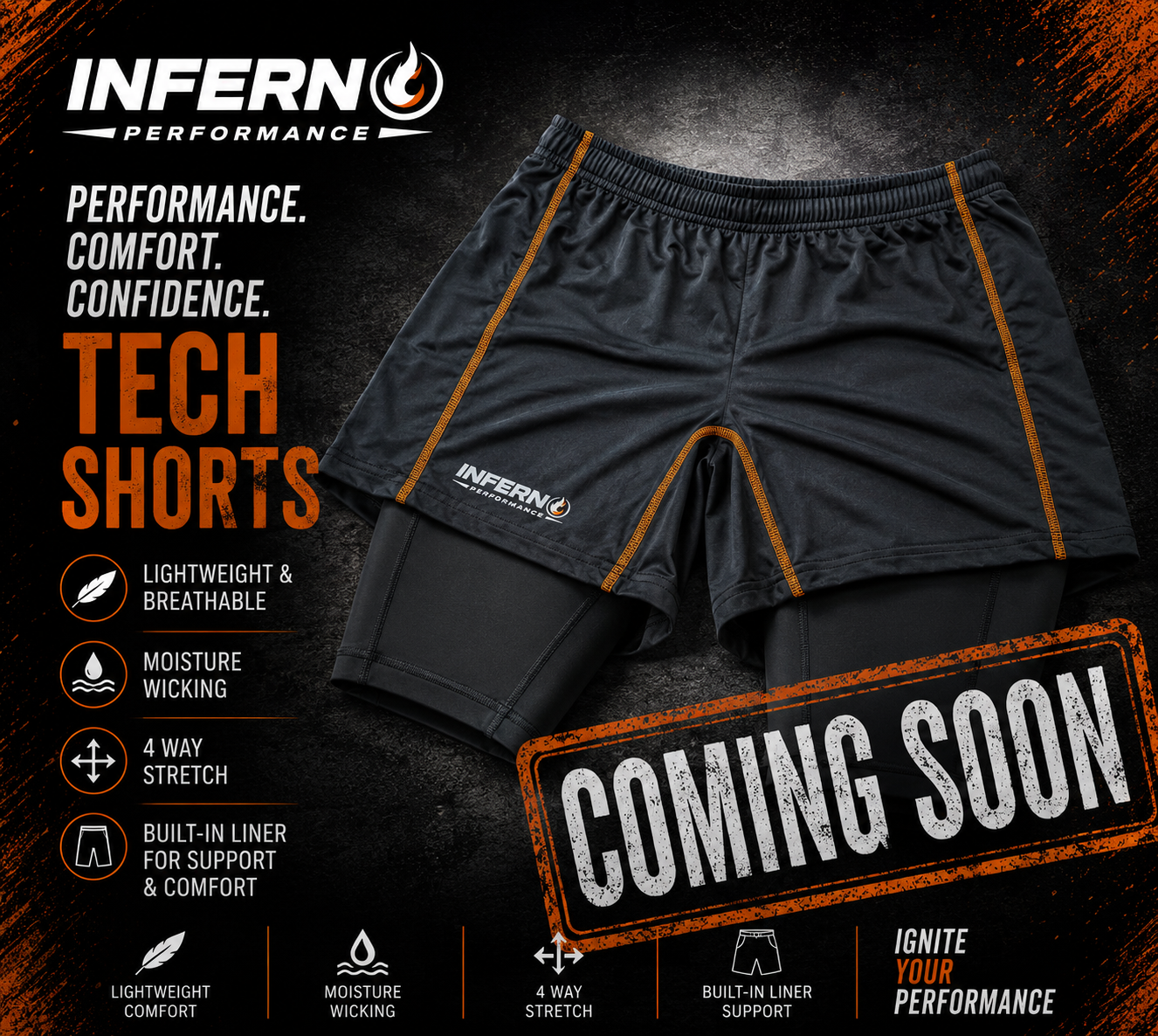 Inferno Performance Inferno Ignite Range - Tech Shorts